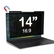 14 Inch Magnetic Privacy Screen for Laptop, Removable Anti-Glare and Privacy ...