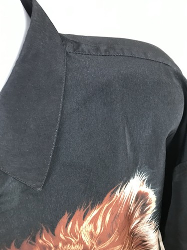 Billion Bay  Mens 2XL Polyester Lion Print Grapic Short Sleeve Black Shirt - Afbeelding 9 van 18