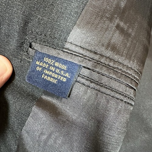 Brooks Brothers Brooksease Men 39R (38) Blazer Brown Wool Sport Coat USA READ - Picture 5 of 13
