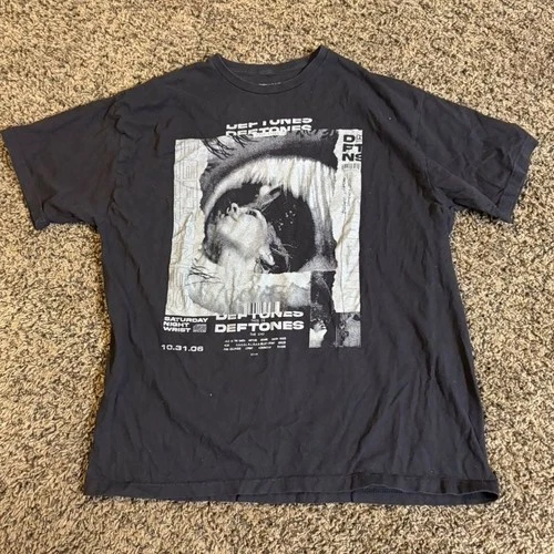 Deftones Saturday Night Wrist Graphic T-Shirt X-Large Black Cotton - product listing photo