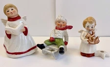 Set of 3 Goebel W. Germany Christmas Figurines 41 129 10 / 13 904 07 / HX 335 B
