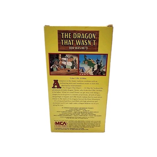 The Dragon That Wasnt (Or Was He) (VHS, 1989) MCA 1983 OOP Animated Vintage Rare - Bild 6 von 11