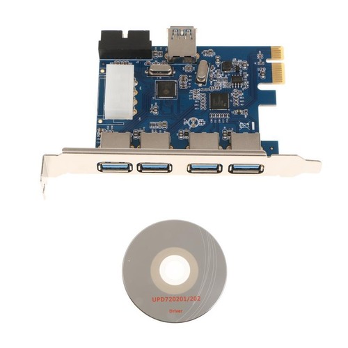 Carte d'extension vers USB 3.0 4 ports avec 19 broches pour ordinateurs de bureau - Photo 3/6