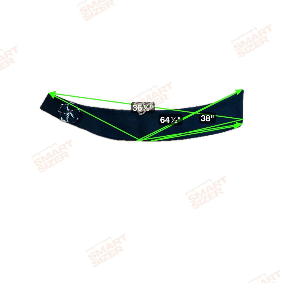 Bufanda negra de mezcla de lana con forro acolchado y acento floral hecha en Italia Foto 4 de 4