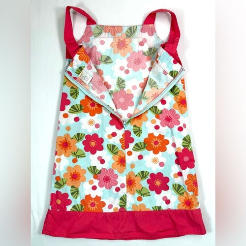 GYMBOREE Girls Floral Tropical Sundress 8 Summer Flowers Retro Y2K Island Party - Picture 5 of 7