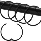 Shower Curtain Hooks Rings,24 Pcs Rustproof Metal Shower Hooks for Shower Cur.