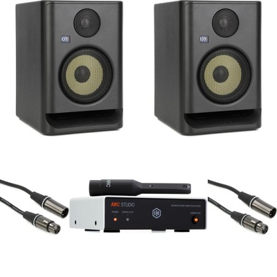 KRK ROKIT 5 G5 5-inch Powered Studio Monitor Pair and IK Multimedia ARC Studio