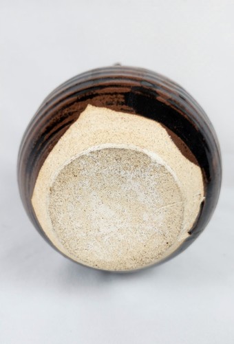 Studio Art Pottery Vase. Glazed. Lizard Accent. 7 ". - Picture 7 of 7