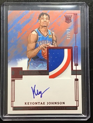 🔥2023-24 Panini Impeccable #134 Keyontae Johnson Rookie Patch Auto RPA SP 14/88