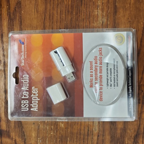 StarTech.com Adaptador de Audio USB a Doble 3.5mm, Tarjeta de Sonido Externa (ICUSBAUDIOB) - Imagen 1 de 3