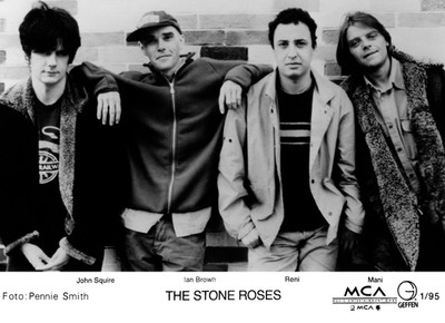 The Stone Roses - Promo Photo 1995 - Second Coming - Garage Flower - Ian Brown