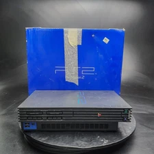 Sony PlayStation 2 PS2 Black Original Console System Video Game Entertainment