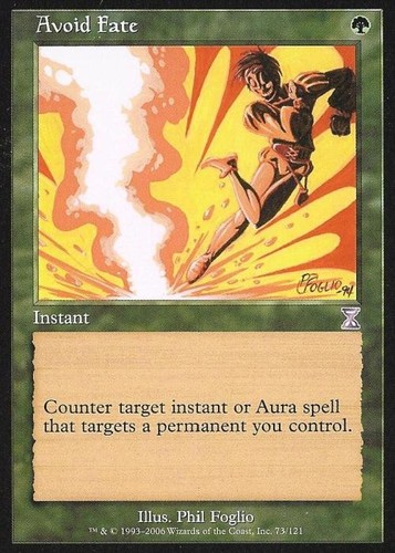 Avoid Fate - Light Play MTG Time Spiral Time Shifted