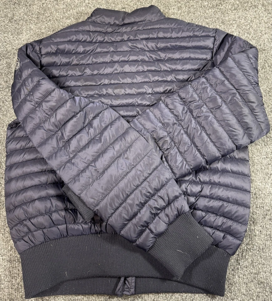 Michael Kors Womens Puffer Jacket Small Navy Full Zip Packable Down Fill Jacket - Image 2 of 4