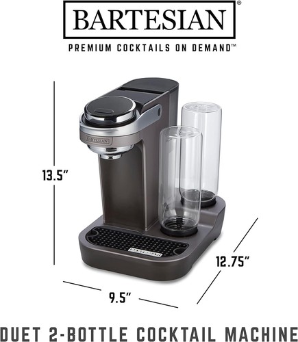 Elegant Duet Cocktail Maker with 2 Spirit Bottles - Perfectly Crafted Cocktails - Picture 4 of 11