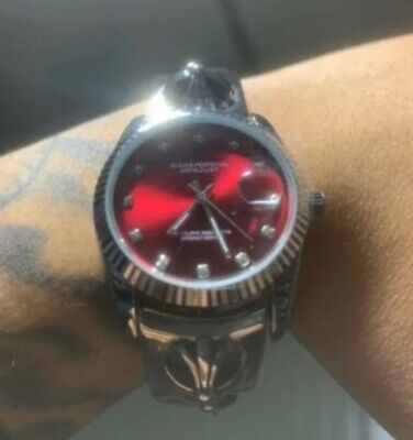 Chrome Hearts STYLE Watch Bracelet Quartz Watch- Silver, Black, Blue or Red | eBay Chrome Hearts STYLE Watch Bracelet Quartz Watch- Silver, Black, Blue or Red | eBay