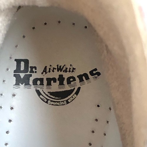Dr. Martens 1460 Portland Rose Floral Combat Boots White Leather Women Size 6 - Picture 9 of 11