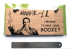 Withnail and I wall plaque