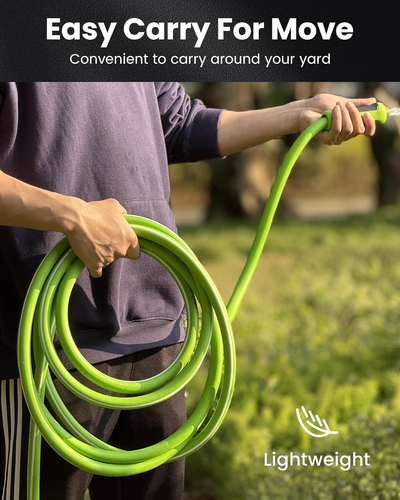 Garden Hose 50Ft - Flexible Heavy Duty Water Hose with Swivel Handle - Lightweig - Picture 9 of 12