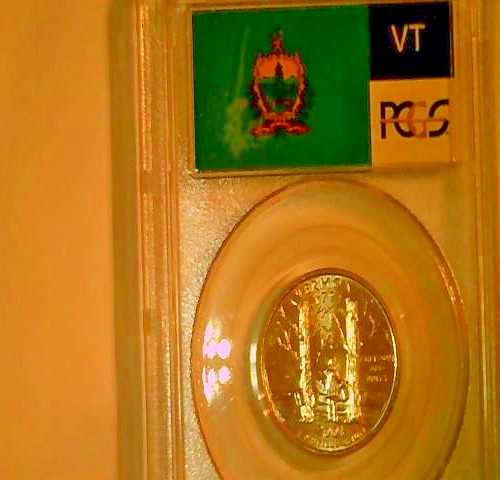 2001 P PCGS MS67 VERMONT QUARTER - Picture 2 of 2