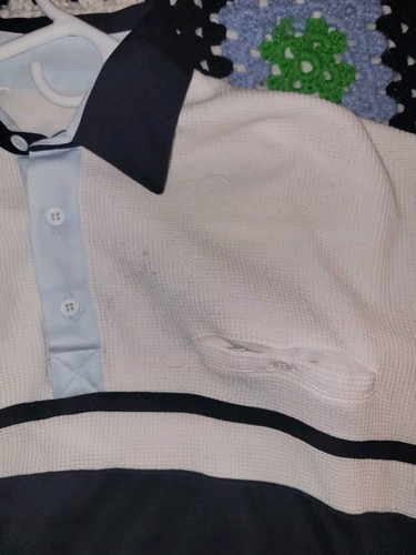 Vintage Grandpa 1980s Polo Shirt Men's Size Large Tapered  - Bild 13 von 15