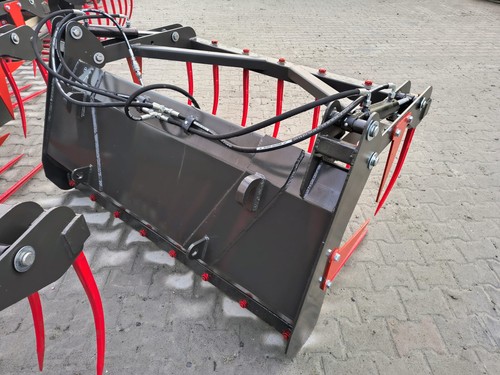 Krokodilgebiss 1,6 m Krokodilzange Euroaufnahme Norm Frontlader Gebiss Zange - Bild 15 von 24