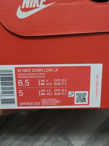 Nike Dunk Low LX Avocado Womens Shoes Size 6.5 New Sneakers - Picture 8 of 12