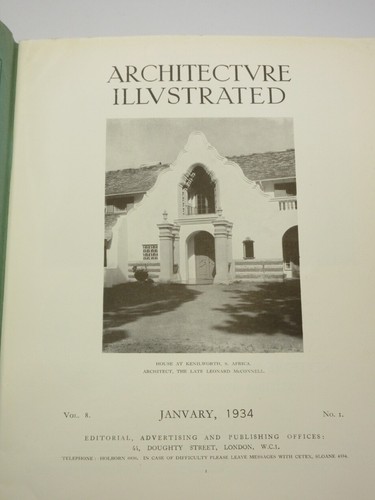 ARCHITECTURE ILLUSTRATED Jan 1934 Vol 8.1 Art Deco/Cumberland Hotel/Ritz Cinema - Picture 3 of 13