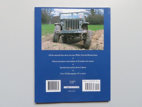 Jeep militar esencial de Graham Scott, libro de tapa blanda, Willys Ford Bantam Segunda Guerra Mundial - Imagen 2 de 5