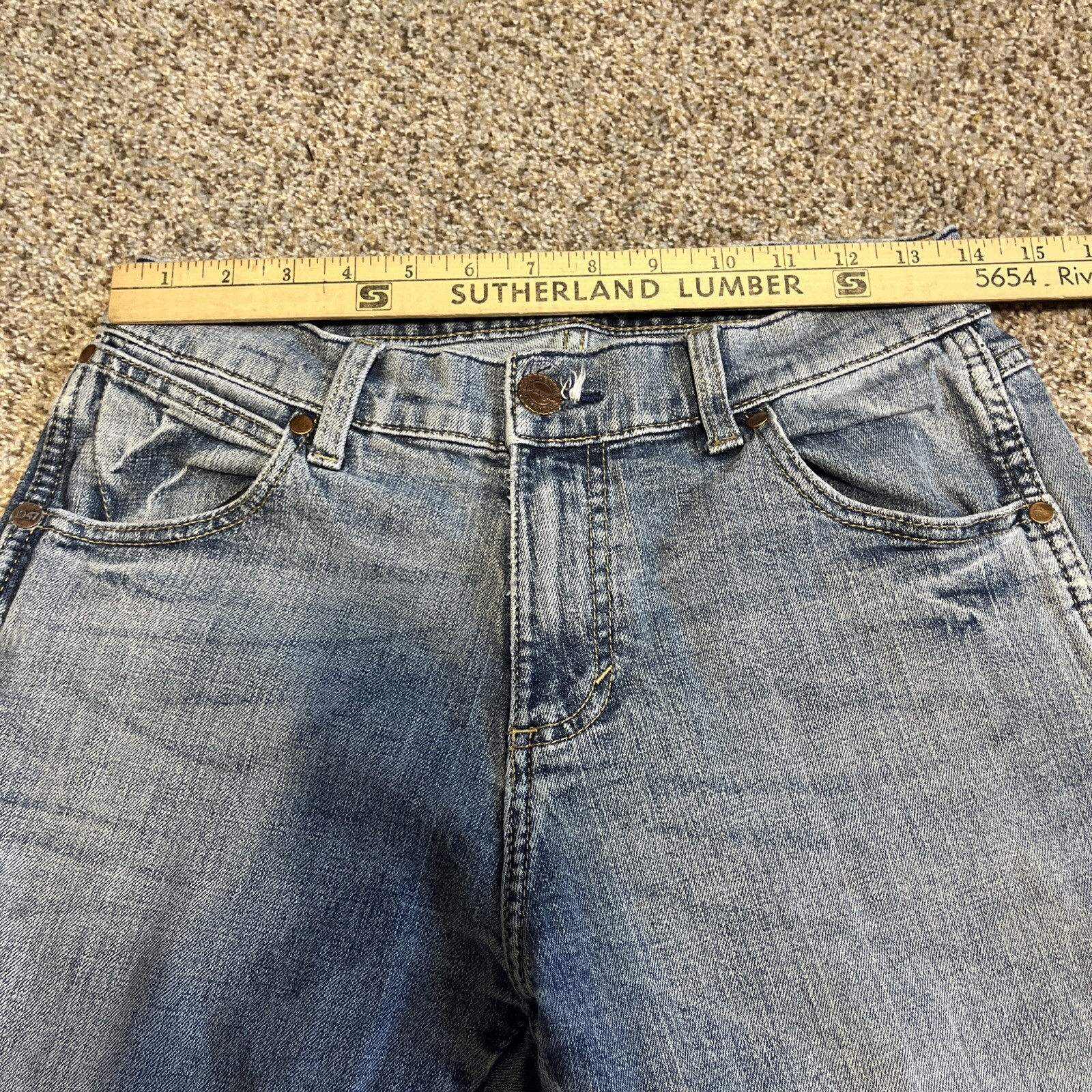 Wrangler Retro Slim Boot Men’s Denim Jeans 30x32 (28 X 29) - View 5