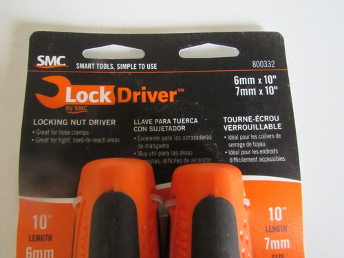 SMC-Innovations Locking Hex Nut Driver 6mm & 7mm x 10" New heavy duty tool - Picture 3 of 7