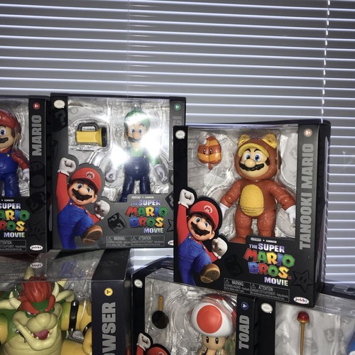 Jakks Super Mario Bros. Movie Figure Lot! 8 Figures! Whole Cast! Sealed! - Picture 5 of 6