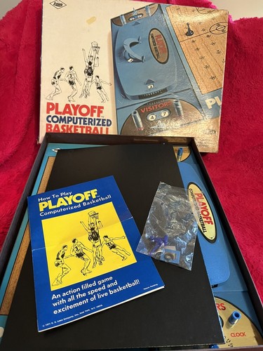 VINTAGE PLAYOFF COMPUTERIZED GAME BASKETBALL 1971 ALLE ANSEHEN (PATENT ANGEMELDET)