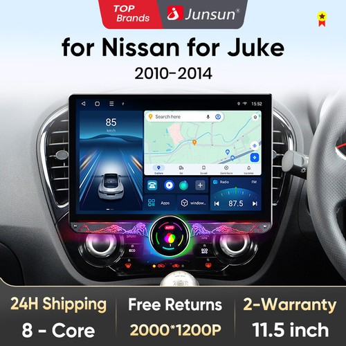4+64G Für Nissan Juke J15 2010-2014 11.5'' Android 13 Autoradio Carplay GPS NAVI - Bild 1 von 12