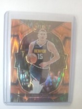 2022-23 Panini NBA Select NIKOLA JOKIC Orange Flash Prizm #1 Denver Nuggets MVP