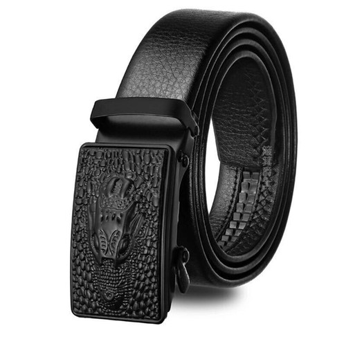Loong Buckle for Men Casual Belt Gift for Father Teacher Businessmen - Picture 2 of 9