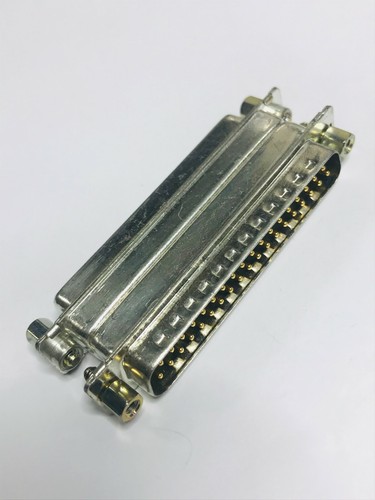 244J11260X Conec D-Sub Connector 37POS, Double Deck Male Panel Mount - Picture 2 of 4