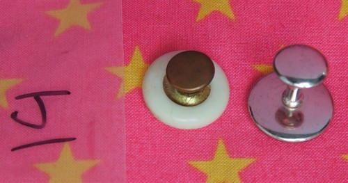 Vintage collar studs for tunic shirts CHOOSE A PAIR - Picture 19 of 25