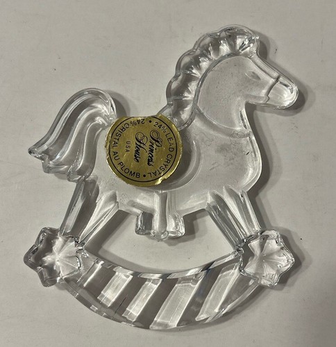 Casa delle Principesse 24% Piombo Cristallo Ornamento Cavallo a Dondolo - Foto 2 di 4