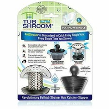 TubShroom TSULT455 Ultra Revolutionary Bath Tub Drain Protector Hair Catcher