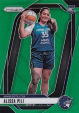 2024 Prizm WNBA Alissa Pili RC Green Prizm #150 Lynx  PWE