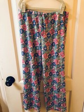 Vineyard Vines Pink Whale Pajama Bottoms - Girls Size M 8-10 - EUC