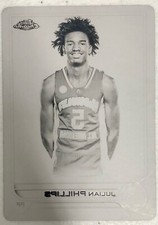 JULIAN PHILLIPS #54 BLACK PRINTING PLATE ROOKIE 1 OF 1