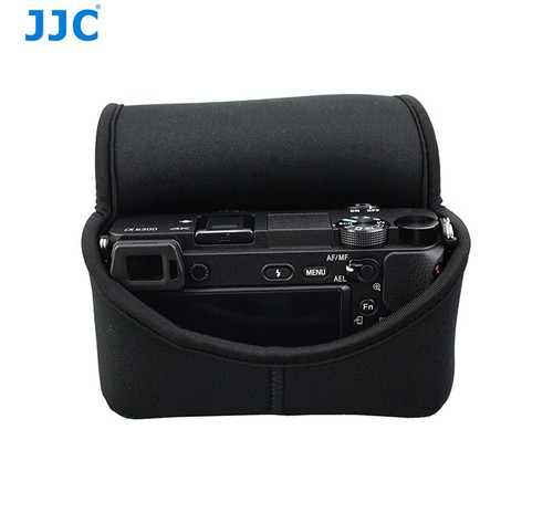 JJC OC-S3BK Mirrorless Camera Pouch 4 Sony A6300 A6000 A5100 A5000+55-210mm Lens - Picture 8 of 8