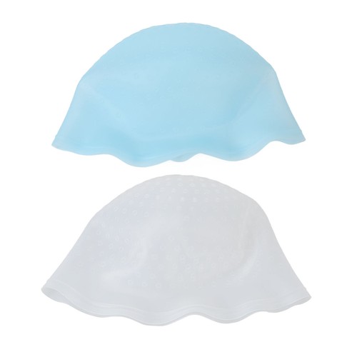 Hair Highlight Cap With Hook Needle Silicone Hair Staining Cap Home Hair Salon - Picture 2 of 18