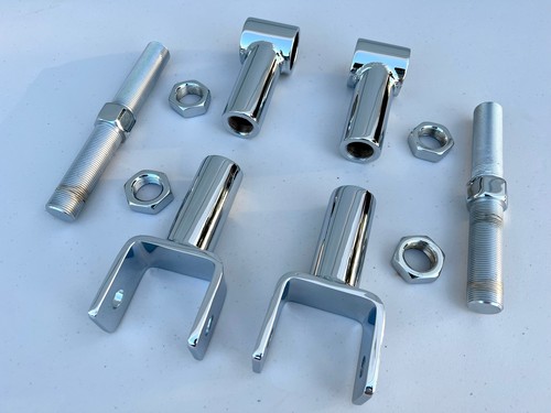 CHROME UPPER ADJUSTABLE TRAILING ARMS G-BODY CADILLAC CAPRICE LINCOLN / lowrider - Picture 1 of 4