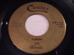 Bob-and-the-Showmen-Alright-Dawning-1965-45rpm-Wisconsin-GARAGE