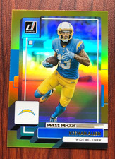 2022 Panini Donruss KEENAN ALLEN Gold Holo Foil Press Proof Premium #291