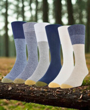 Gold Toe Men's Stanton Crew Socks 6 Pairs 
