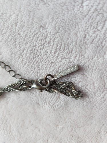 Lane Bryant Key Silver Cable Necklace with 3 keys and Stone - Picture 4 of 4